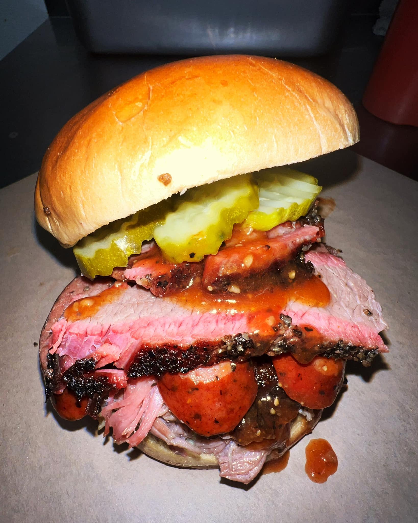 Fully Monty Sandwich J's Smokehouse Craft BBQ
